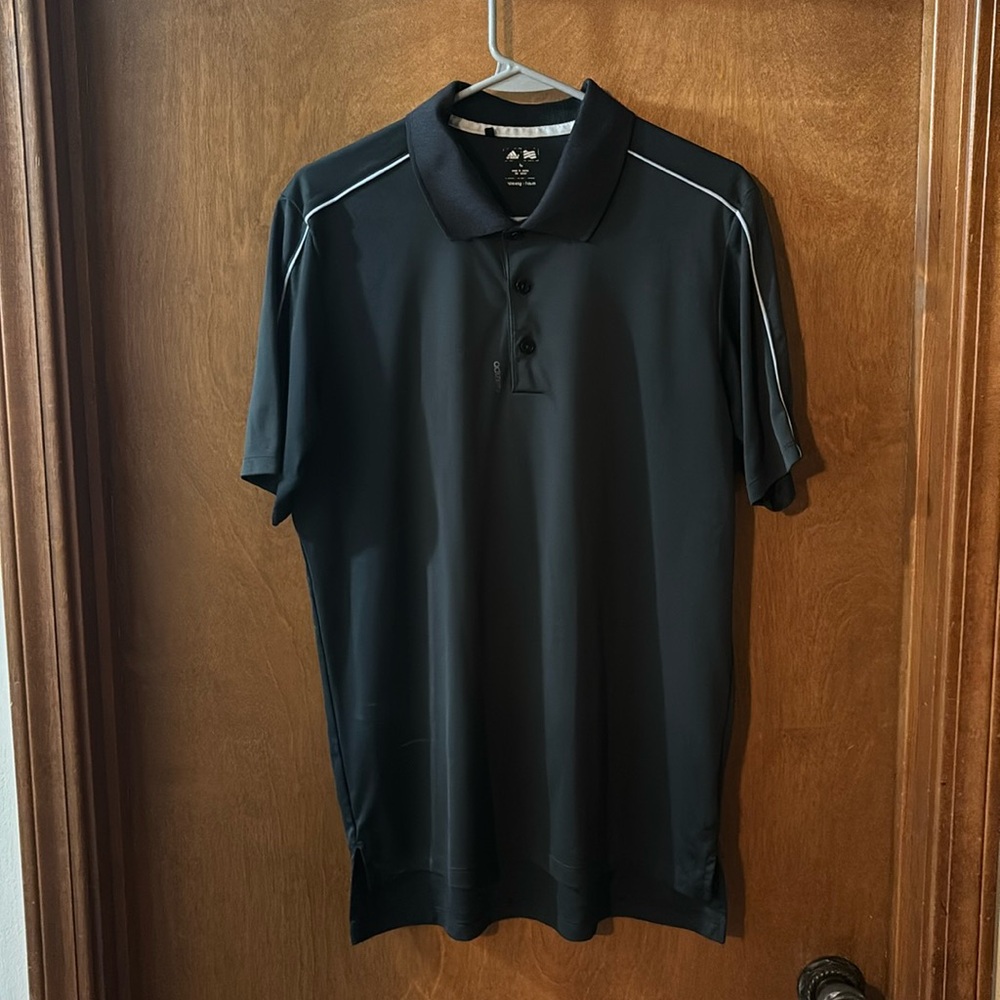 Adidas Black Golf Shirt